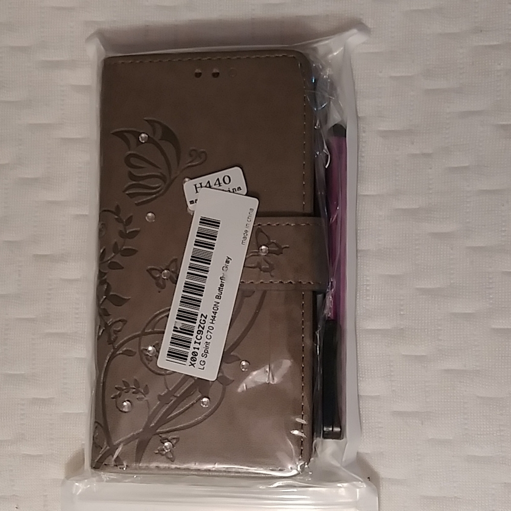 Cell Phone Case w/Purple Stylus - Brand New